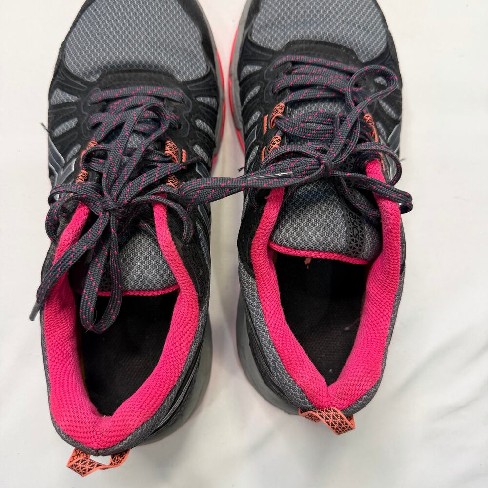 ASICS GEL Venture 7 Trail Running Shoes Women’s 9 Black Pink Hiking Sneakers - Picture 8 of 11